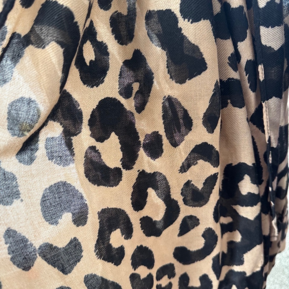 Charlotte Russe Cheetah Print Infinity Scarf - Picture 2 of 5